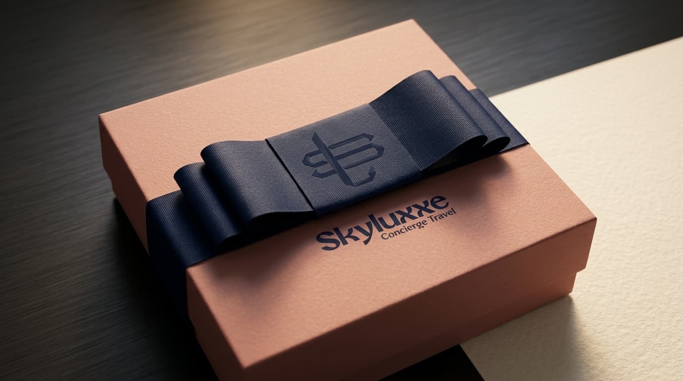 A ribboned gift box and refined packaging details, reflecting discretion and care in every gesture.